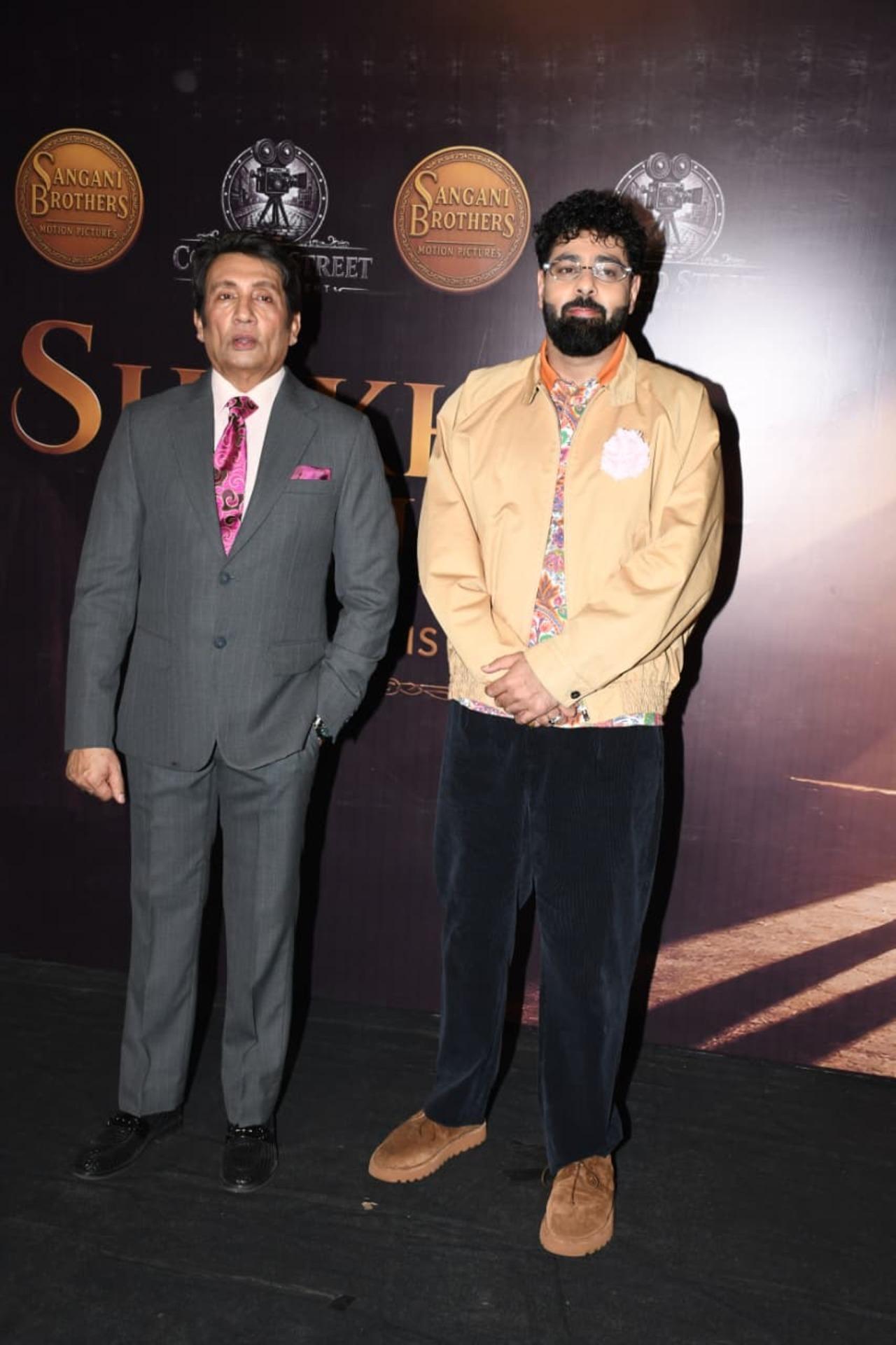 Veteran actor Shekhar Suman and rapper-singer Badshah were snapped on the sets of Shekhar Tonite.